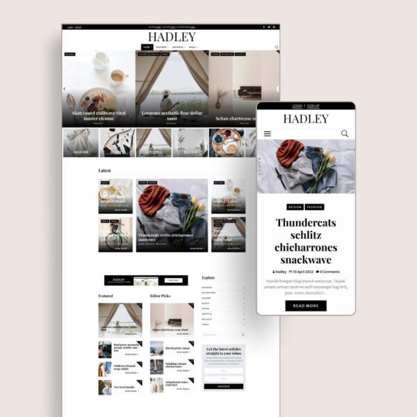 Hadley Wordpress Theme